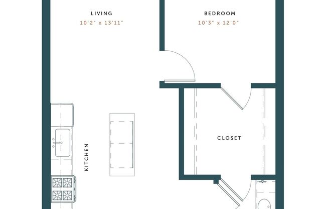 1 bed, , 690 sqft, $1,725, Unit 212