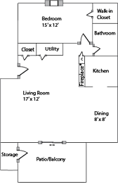 1 bed, 1 bath, 700 sqft, $925