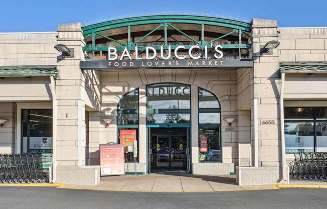 The front of a Balducci's Food Lovers Market store.