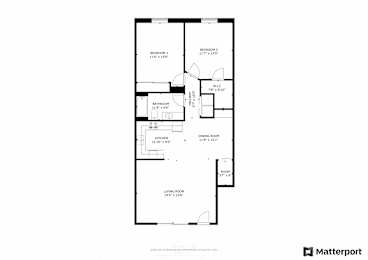 2 beds, 1 bath, 1,200 sqft, $1,249