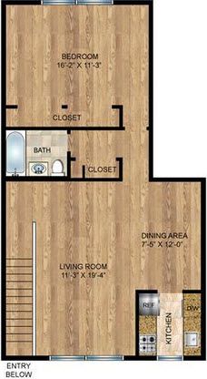 1 bed, 1 bath, 702 sqft, $2,495