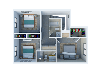 3 beds, 2.5 baths, 1,266 sqft, $1,866