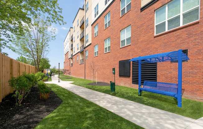 Outdoor Walking Path at Aster Apartments, Ohio