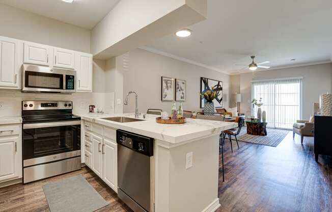 Kitchen Unit at Highland Luxury Living, Lewisville, 75067