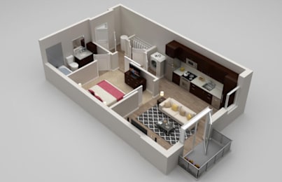 1 bed, 1 bath, 559 sqft, $1,333