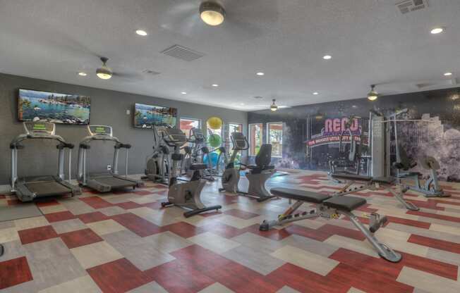 Fitness Center at Vizcaya Hilltop Apartments, NV, 89523