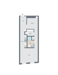 1 bed, 1 bath, 649 sqft, $2,575