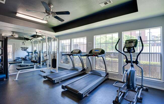 the gym at the inn at the presidio