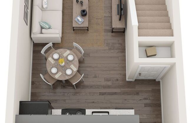 Studio, 1 bath, 689 sqft, $990, Unit 329