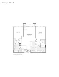 2 beds, 2 baths, 1,063 sqft, $2,439