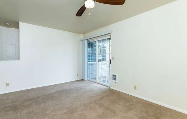 View of Living Room and balcony/patio door