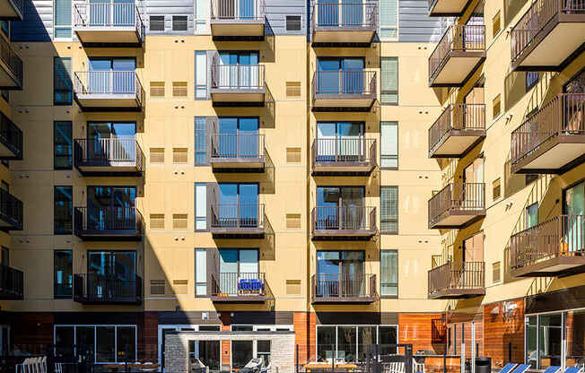 Sparkling Pool With Lounge Chairs
