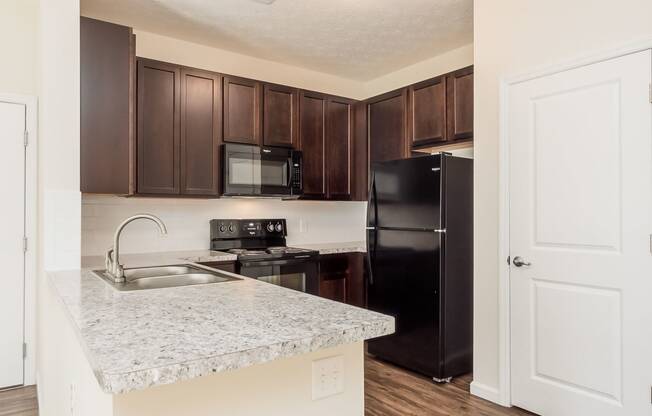 kitchen in apartment