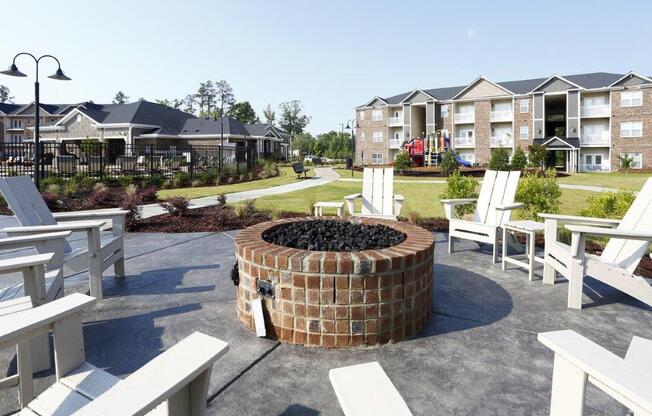 Outdoor Fire Pit at Stallings Mill Apartments, Clayton, North Carolina