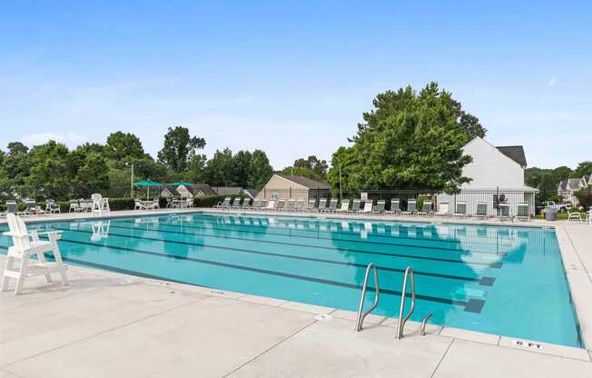 the swimming pool at our apartments has a resort style pool