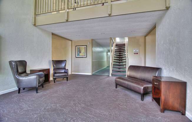 Lobby Lounge Area at Magnolia Place, Sunnyvale, 94087