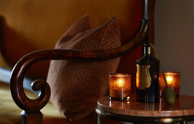 liquor-table-chair at Villa Carlotta – Furnished Apartments, Los Angeles