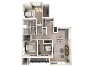 3 beds, 2 baths, 1,435 sqft, $2,633
