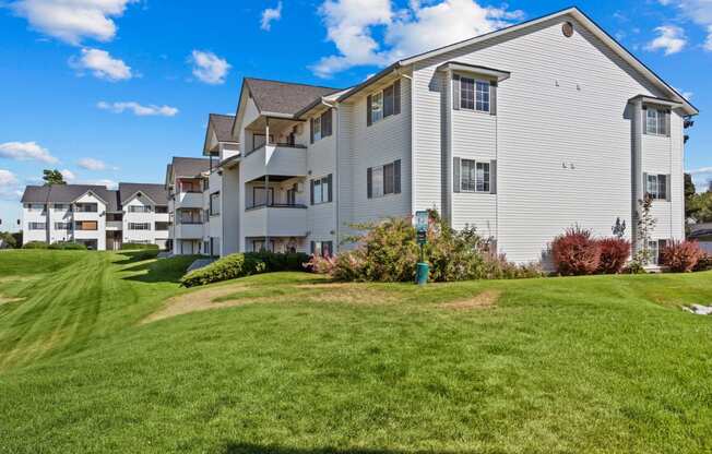 Farr Court Building Exterior and Green Grass