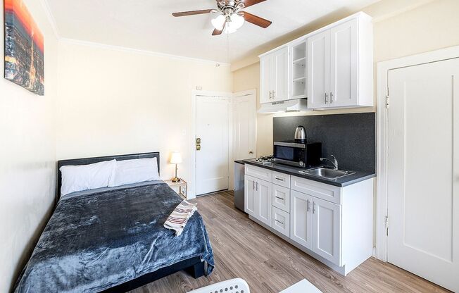 Studio, 1 bath, 156 sqft, $1,145.83, Unit 218