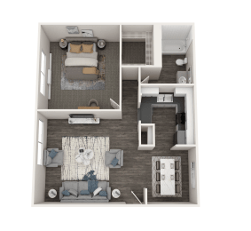 1 bed, 1 bath, 720 sqft, $1,520