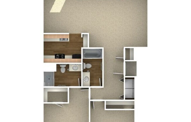 2 beds, 2 baths, 986 sqft, $1,485