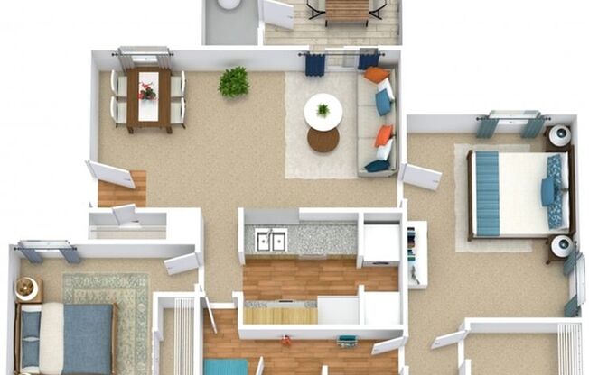 2 Bedroom 1 Bathroom