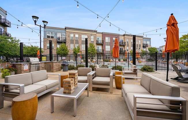 Outdoor Patio at Penn Circle, Carmel, 46032