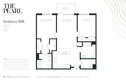 2 beds, 2 baths, $3,510