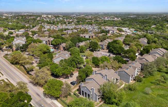 Drone View at Montecito, Texas