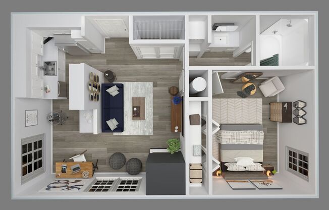 1 bed, 1 bath, 650 sqft, $1,024, Unit 262
