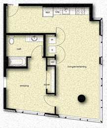 1 bed, 1 bath, 836 sqft, $2,716