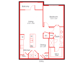 1 bed, 1 bath, 865 sqft, $1,924