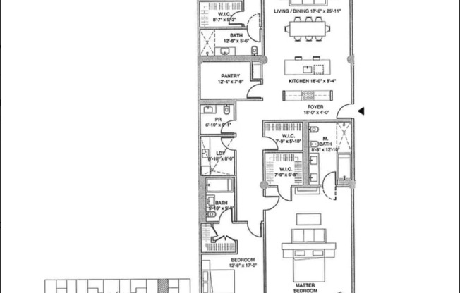 3 beds, 3.5 baths, 2,500 sqft, $12,000, Unit 4E2