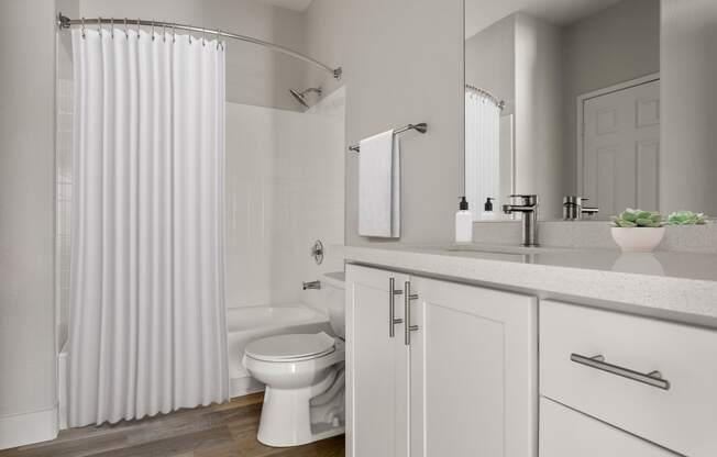 Bathroom in 2 Bedroom/2 Bath Floorplan at Element Apartment Homes Las Vegas Nevada
