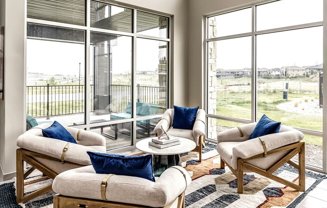 State-of-the-art clubhouse at The Westline at Flanagan Lake in Omaha, NE