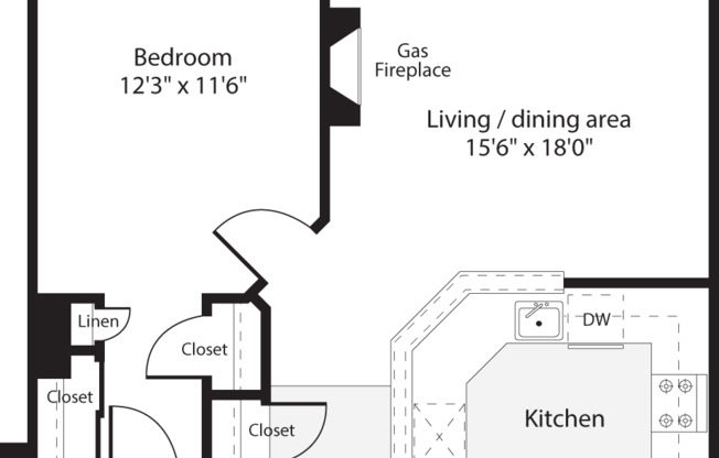 1 bed, 1 bath, 824 sqft, $2,892, Unit T112