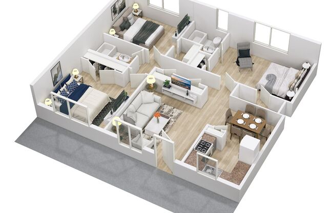 Long Point Plaza Apartments - Spring Branch Best Location & ALL BILL PAID