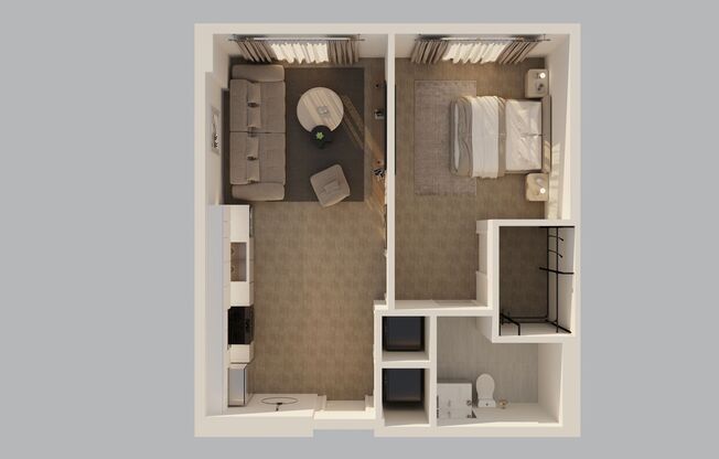 1 bed, 1 bath, 673 sqft, $2,554, Unit 237