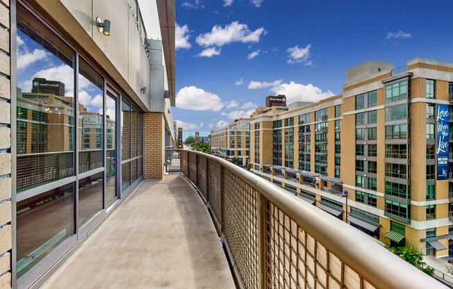 Soak up the spectacular views of Omaha and Turner Park from this 2 bedroom penthouse at Midtown Crossing Apartments