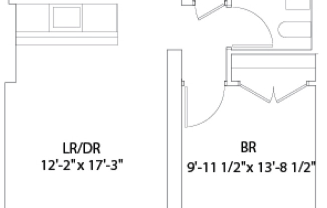 1 bed, 1 bath, 638 sqft, $5,225, Unit E303