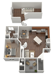 1 bed, 1 bath, 1,020 sqft, $1,895