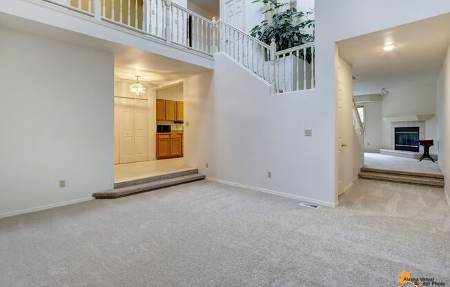 East Anchorage Condo with Fenced in Yard, W/D in unit, & 2 Car Garage! Close to JBER, Baxter Bog Park, and Baxter Elementary School.