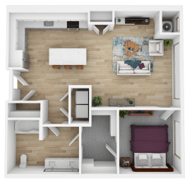 1 bed, 1 bath, 791 sqft, $1,944