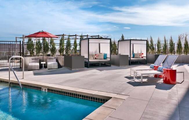 The Stack - Sugarhouse Apartments Pool Cabanas
