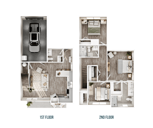 3 beds, 2.5 baths, 1,381 sqft, $2,100