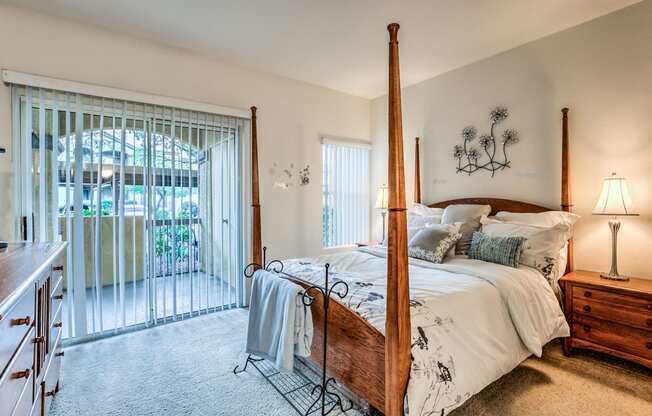 Bedroom -Lots of natural light in apartment