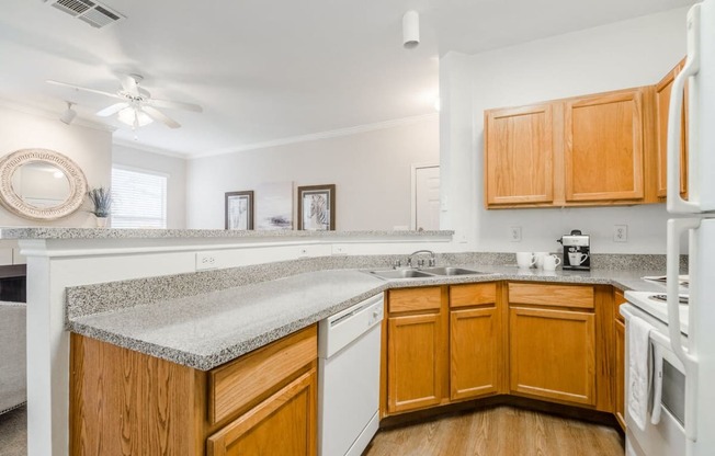 Fully Equipped Kitchen at The Remington, Lewisville