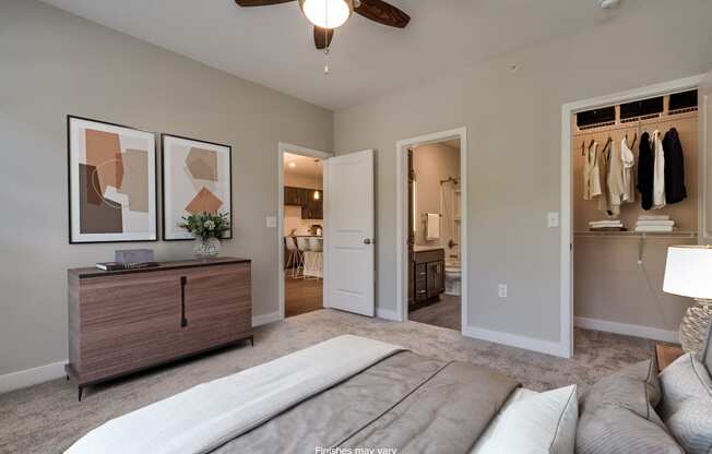 Premier Master Bedroom at Emerald Creek Apartments, Greenville