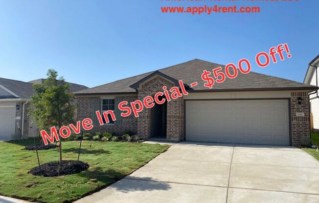 1832 SF - 4 BR/2 BA - ARROYO RANCH, SEGUIN!!